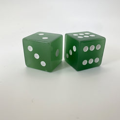 Beautiful, semi-precious stone dice