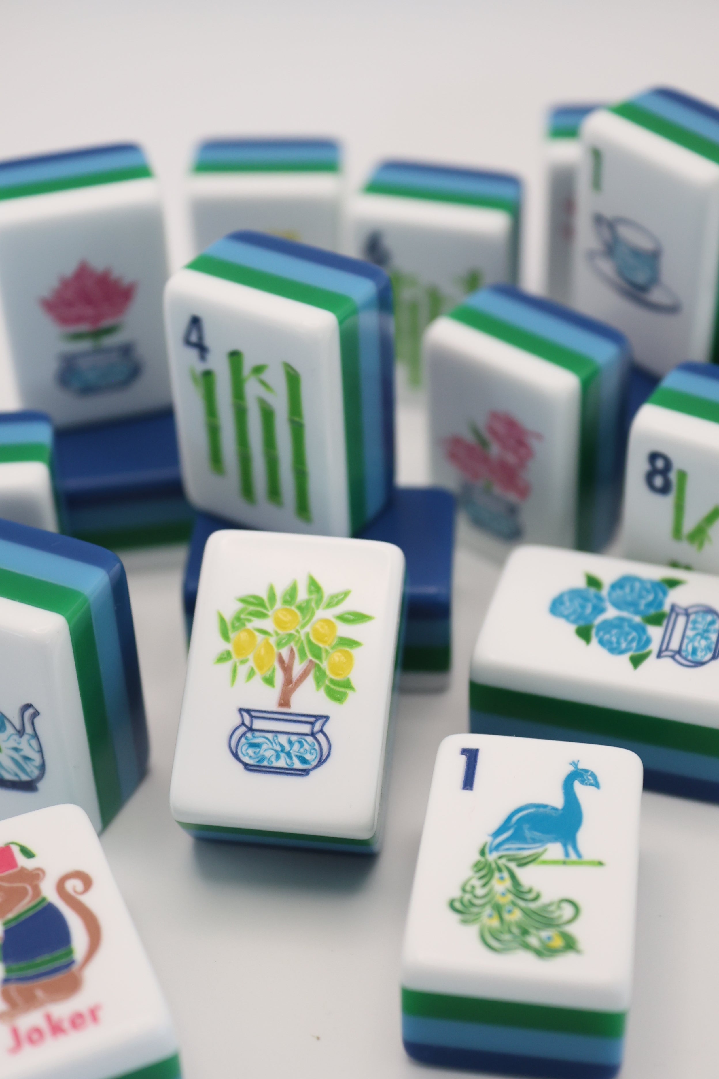 Spill the Tea - Earl Gray Mahjong tiles