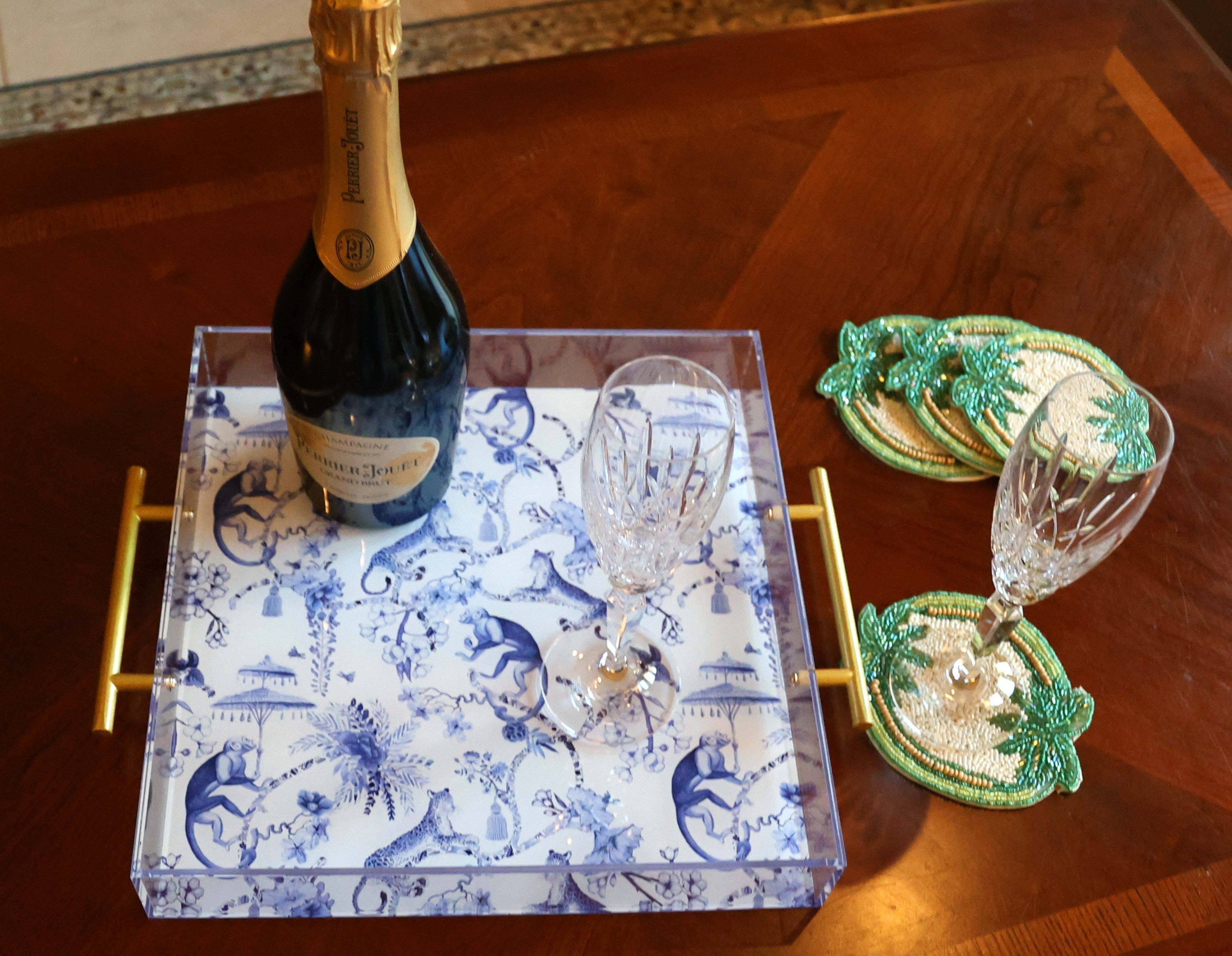 Chinoiserie Acrylic Tray