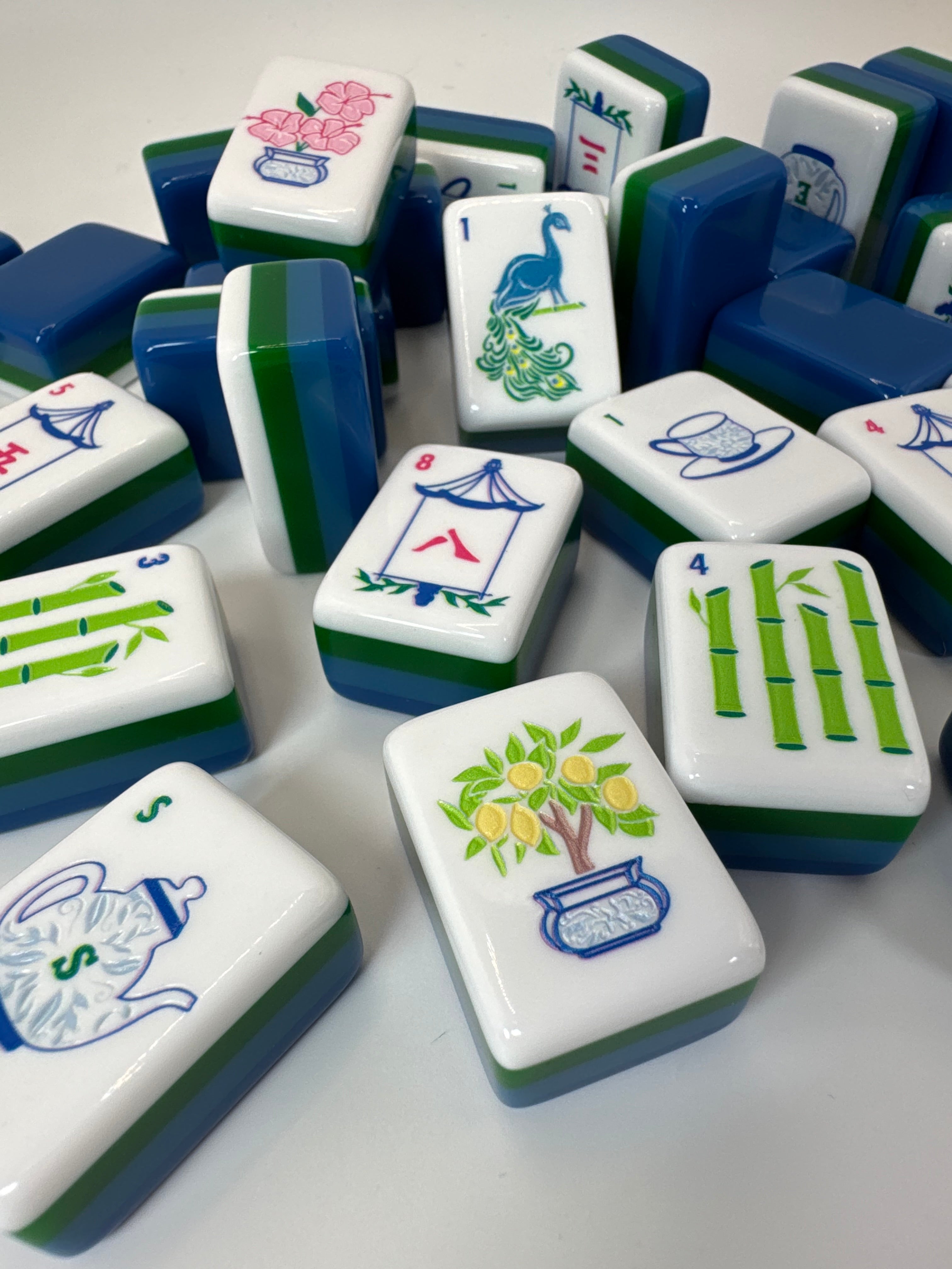 Spill the Tea - Earl Gray Mahjong tiles