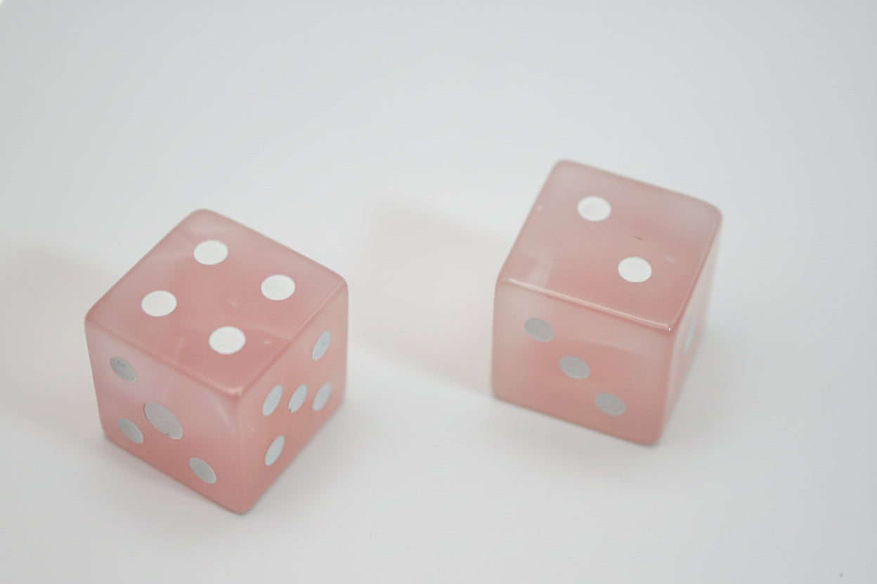 beautiul semi-precious stne dice