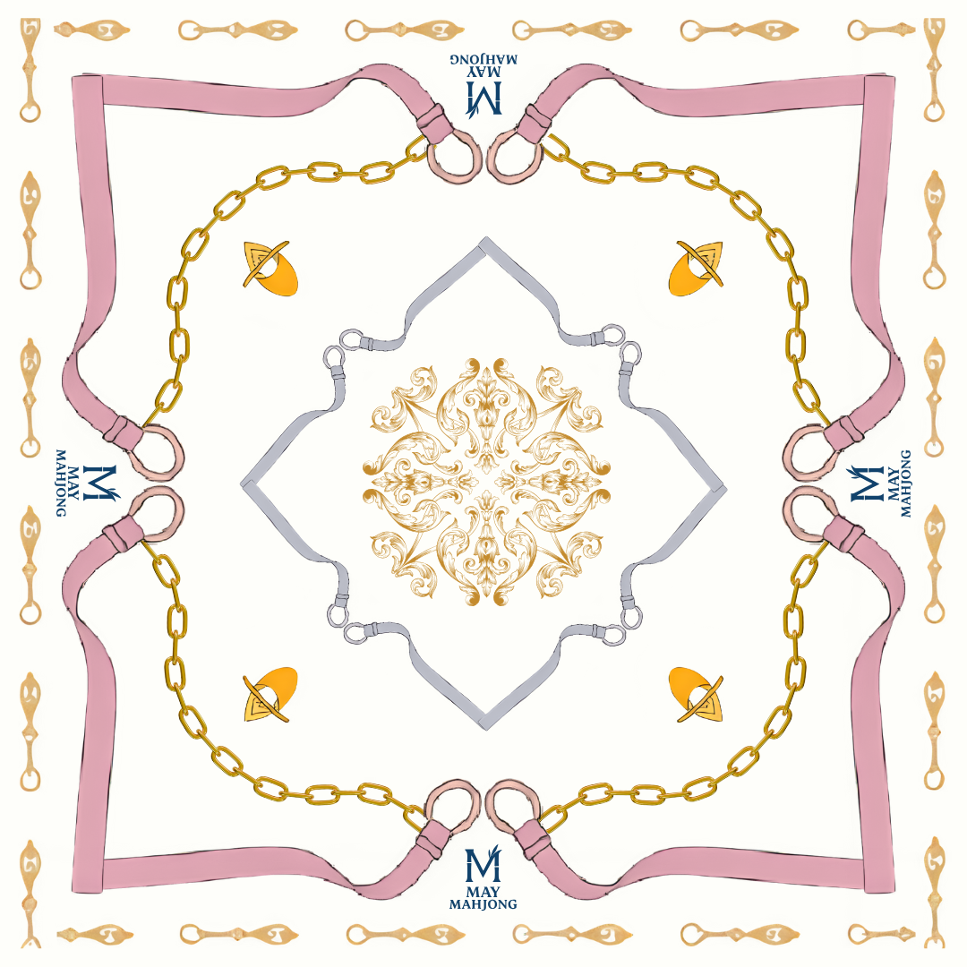 The Parisian Scarf Mahjong Mat