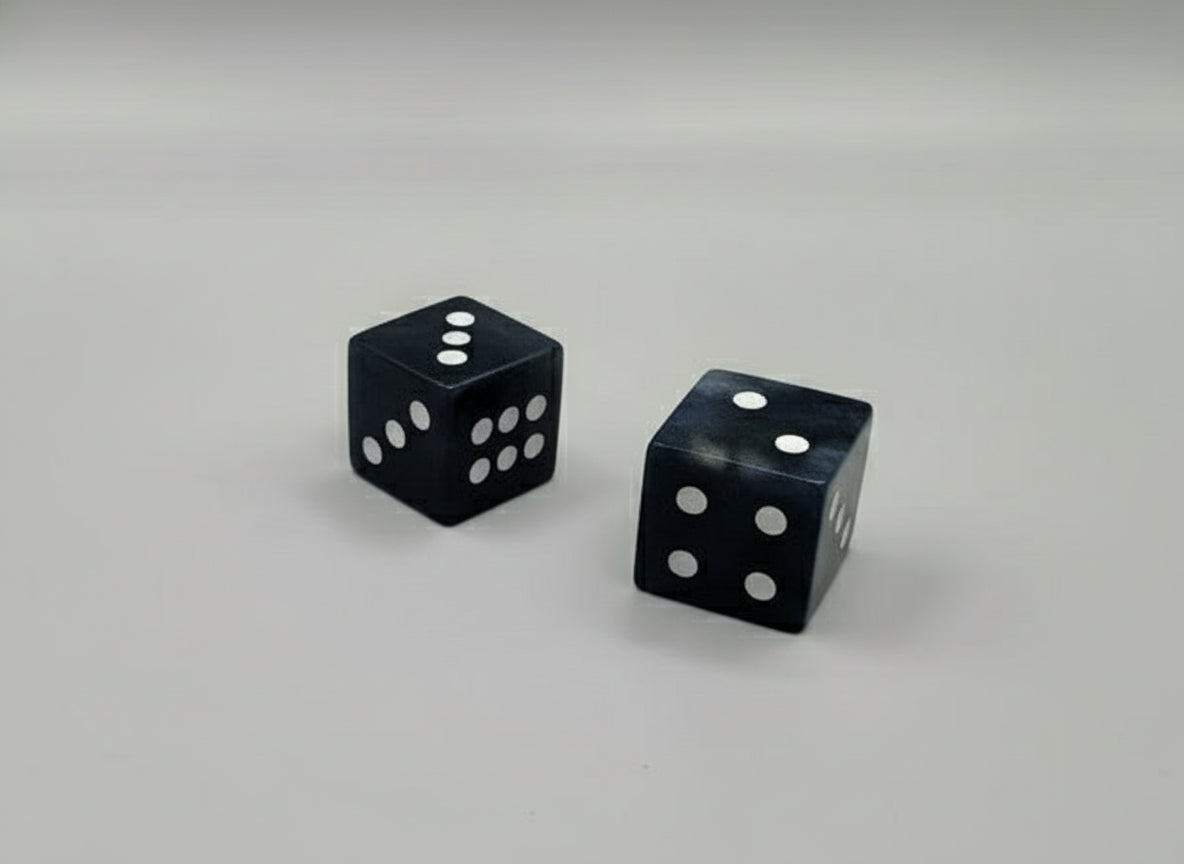 Beautiful semi precious stone dice