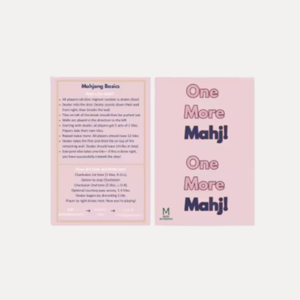 Tile Shuffler Cards - Pink