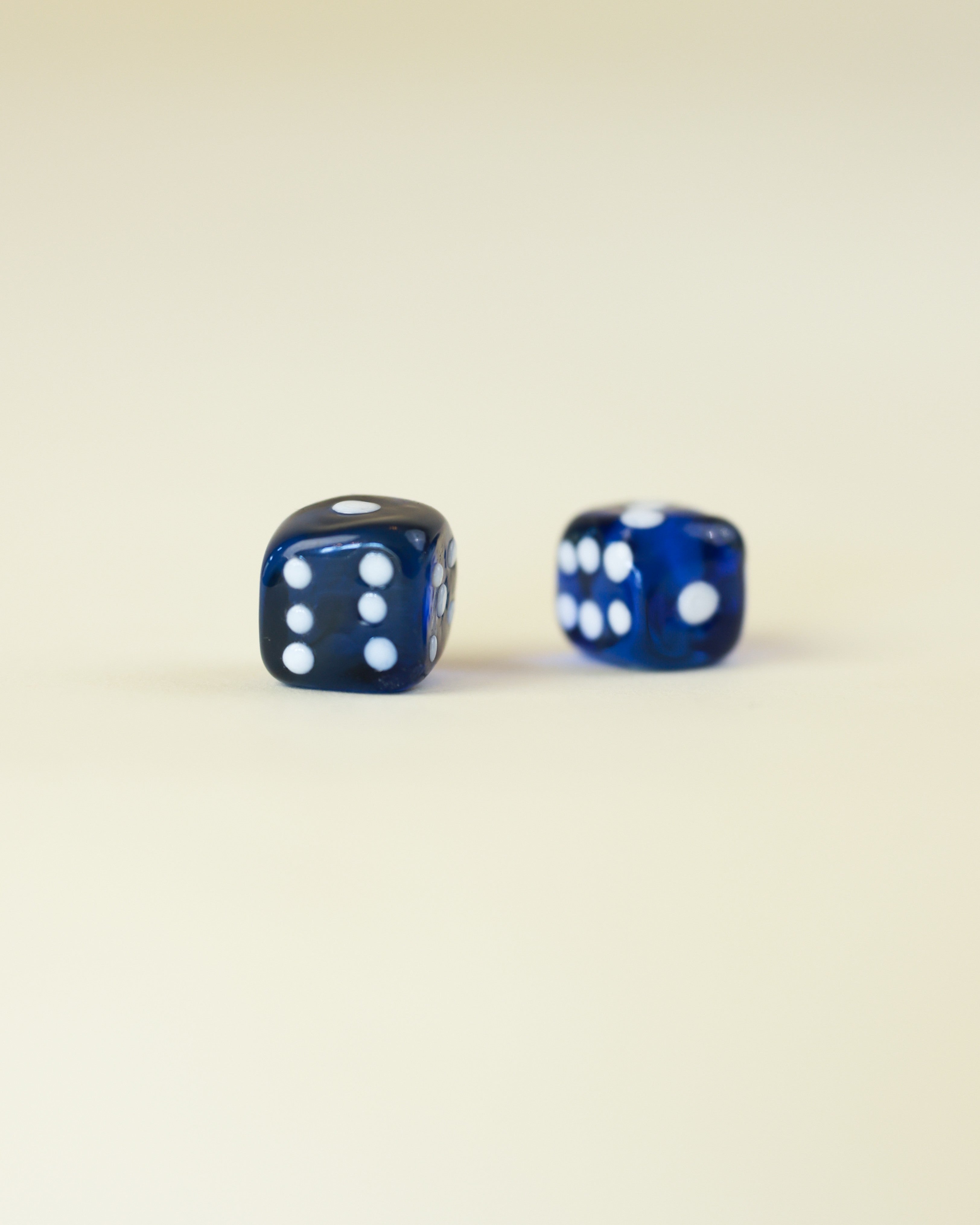 Murano Bougie Dice- Blue
