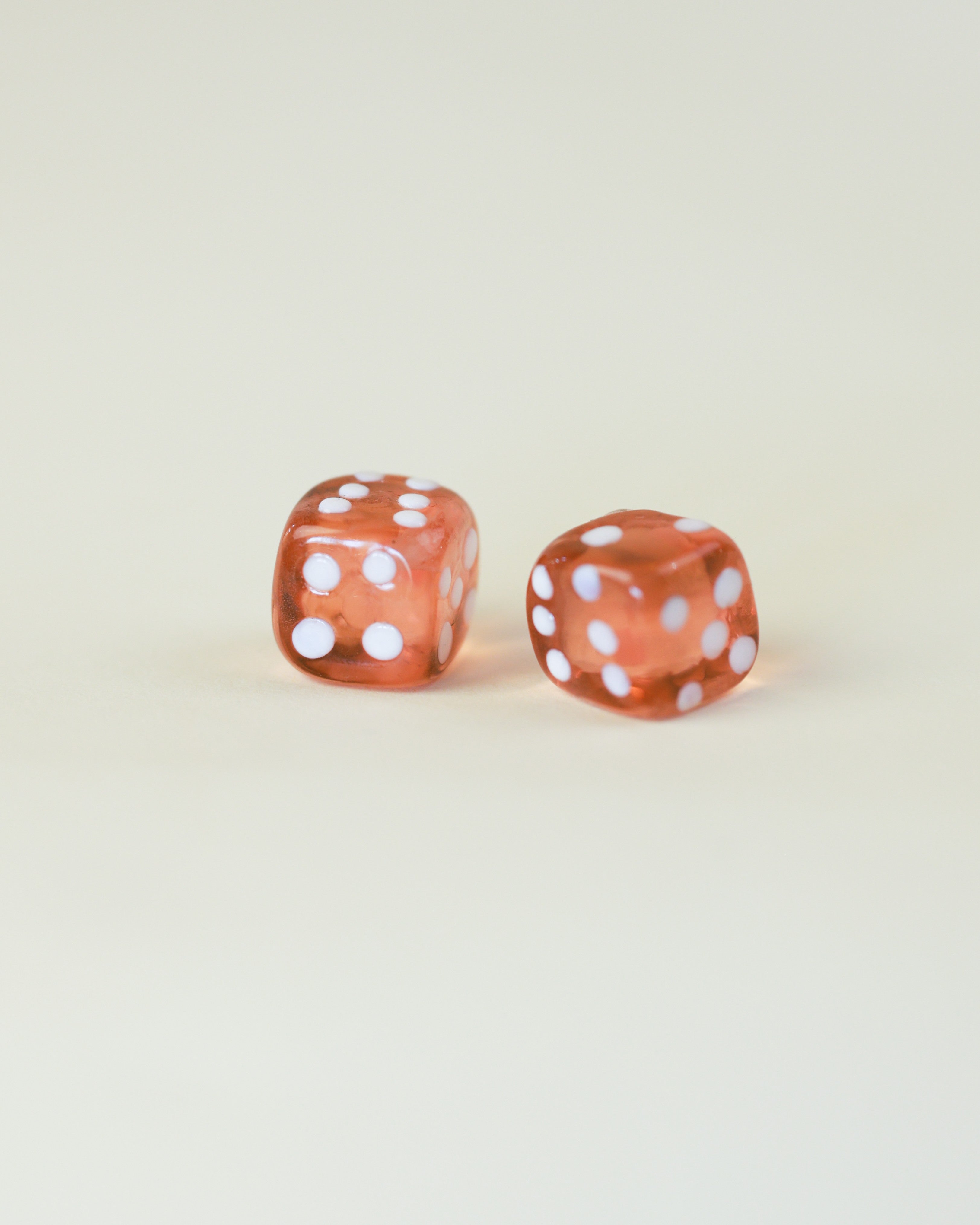 Murano Bougie Dice- Pink