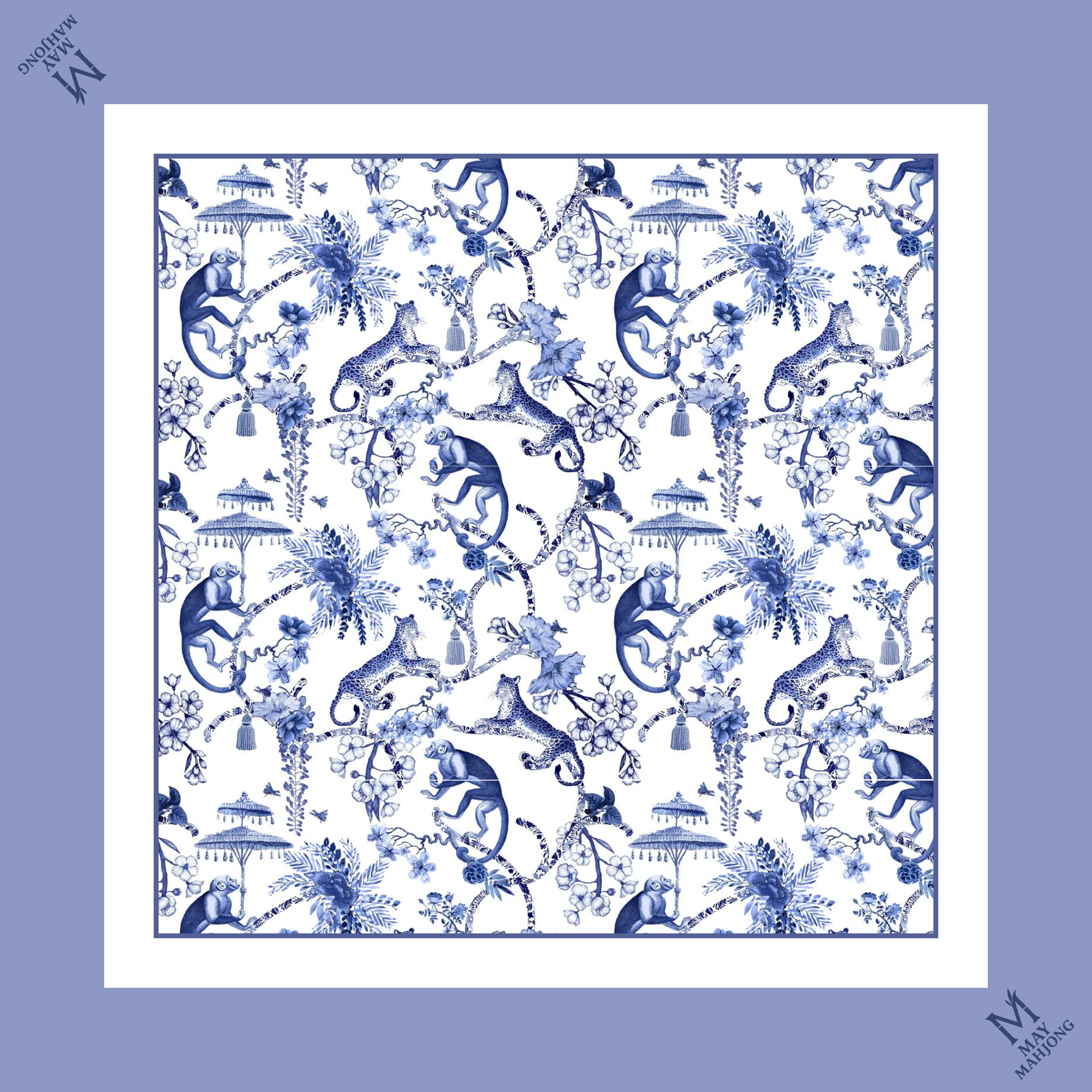 Chinoiserie Mahjong Mat