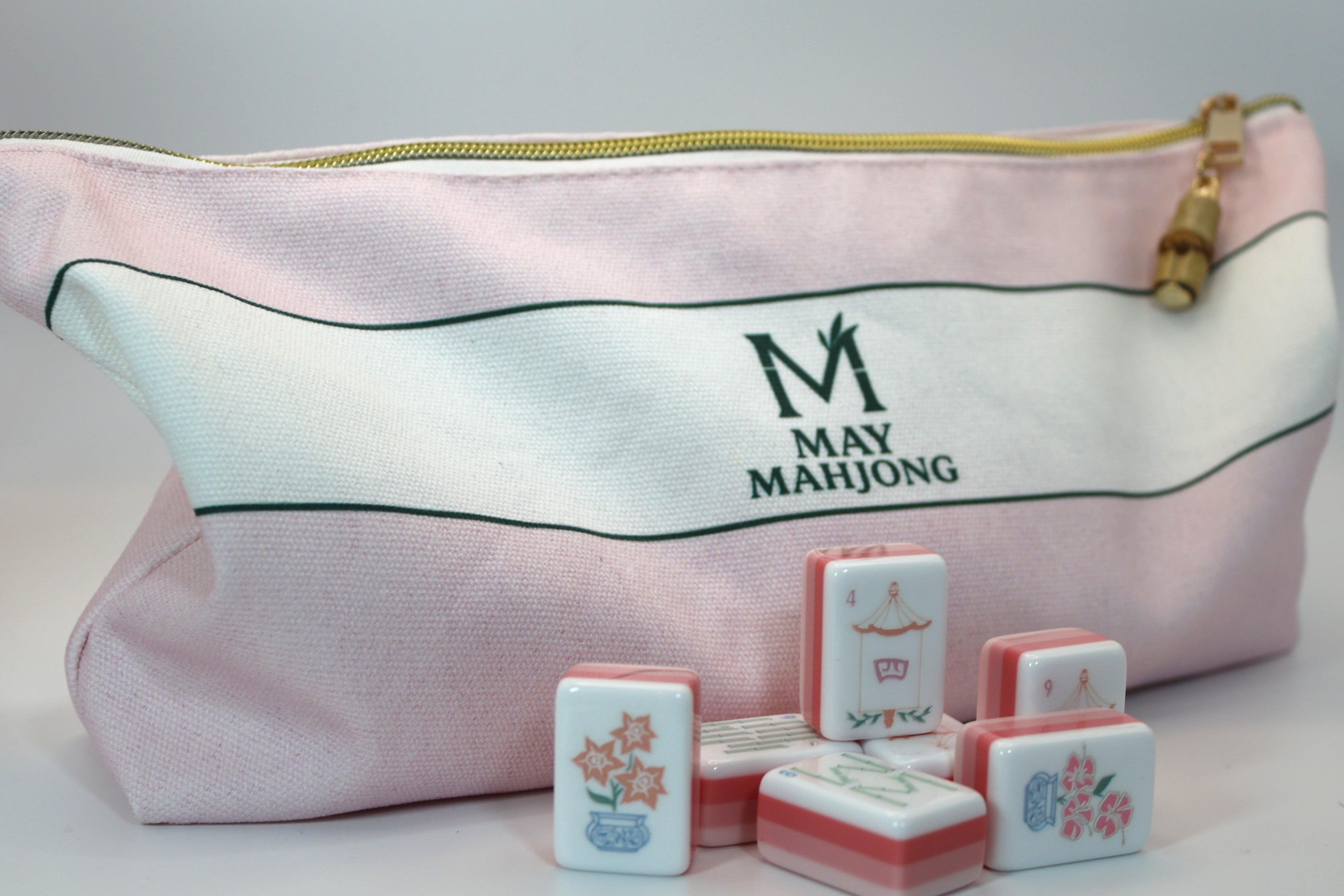 May Mahjong Tile Bag - Pink